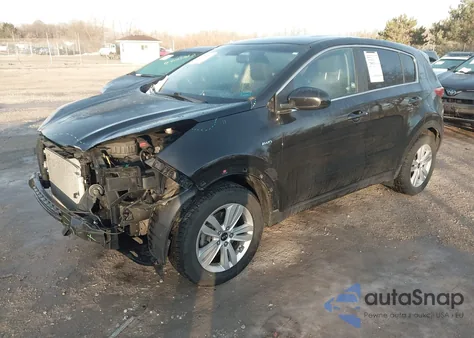 2017 Kia Sportage Lx из США, поврежденный, VIN KNDPMCACXH7273768